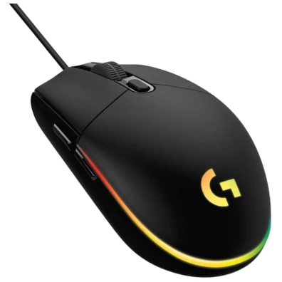 Mouse Gaming Logitech G203 Lightsync USB 8000 DPI Preto
