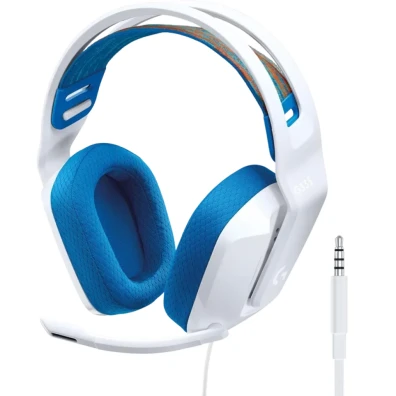 LOGITECH G335: Auriculares Diadema Branco com Transdutores 40mm - Multiplataforma