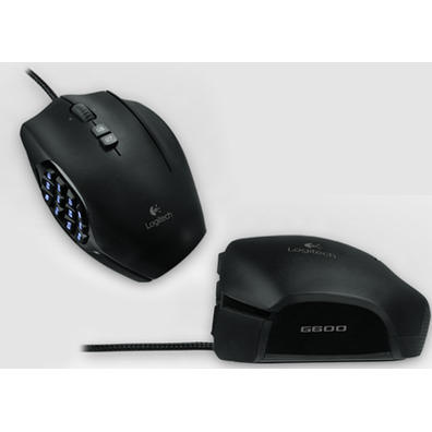 Logitech G600 MMO Gaming Mouse Preto