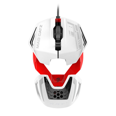 RATONPC R.A.T.1 WIRD Branco / Vermelho