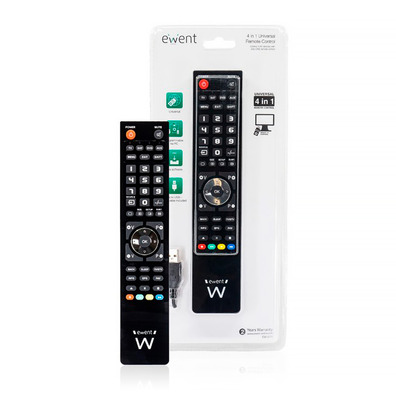 Controle remoto TV Universal Ewent ew1570 (4 em 1)