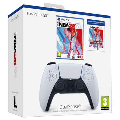 Mando Dualsense Wireless + NBA 2K22 + Lote Jumpstart