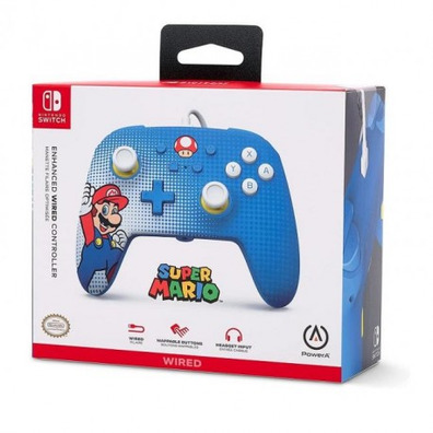 Mando Gaming Powera pará Nintendo Switch MARIO POP ART