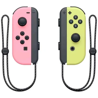 Mando J-C Powergaming Set Izq/Dcha Rosa Claro/Amarillo - Gamepads