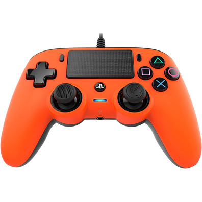 Mando Nacon Compact Wired Orange Oficial PS4