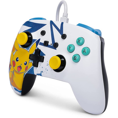 Mando Power A Wired Controller Pikachu High Voltage Nintendo Switch