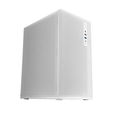 CAIXA MARS GAMING MC-MESHPROW BLANCA MICROATX GPU MAX 276mm AIRMESH PRO USB-C