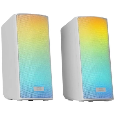 Porta-voz Mars Gaming MSRGB2 Branco - Modelo superior com design elegante