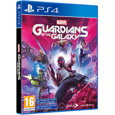 Guardiões da Marvel do Galaxy PS4