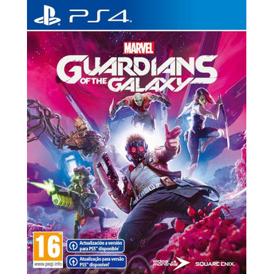 Guardiões da Marvel do Galaxy PS4