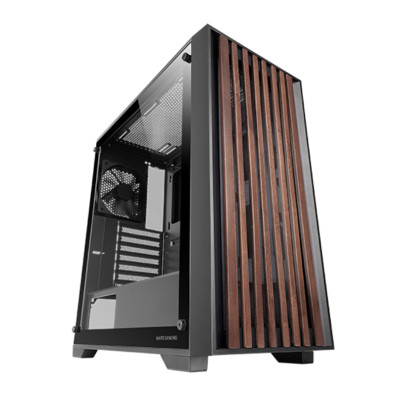 Torre ATX MARS GAMING MCWOODC de Madeira e Cristal Templado - GPU 365mm