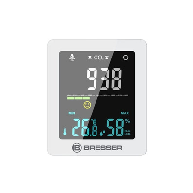 Medidor de CO2 Bresser Smile Monitor Blanco