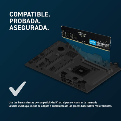 Memoria RAM Crucial DDR5 32 GB 4800 MHz