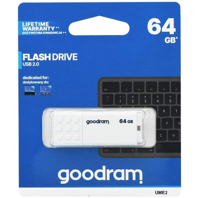 Memoria USB Goodram 64GB UME2 Branco USB 2.0