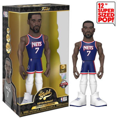 FUNKO POP! GOLD 12" NBA: NETS KEVIN DURANT (CE ́21) (30 CM) CHASE LIMITED EDITION