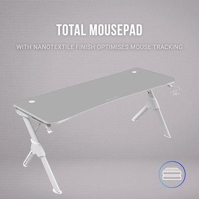 Mesa Mars Gaming MGD XL Branco 160x60 cm