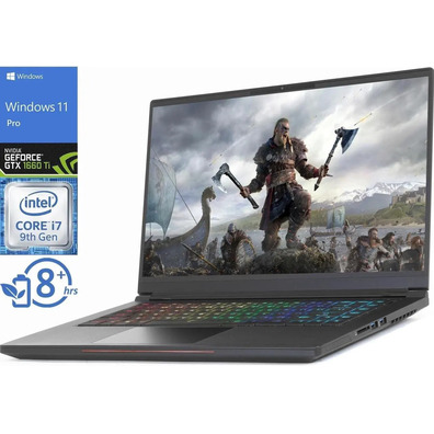 Portátil Intel Nuc 9 Extrem i7 32GB RAM 512GB M.2 NVIDIA GeForce GTX 1660 Ti (Teclado Espanhol)