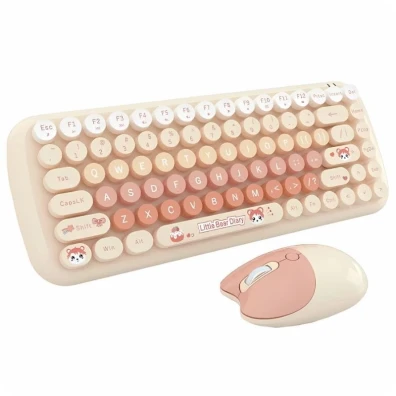 MOFII Candy New 2.4G Naranja Mouse Inalámbrico Ergonômico