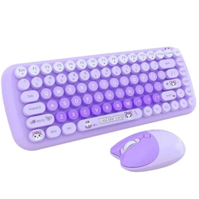 Rato MOFII Candy New 2.4G Púrpura - Estilo e Funcionalidade