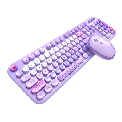 MOFII Lovely Púrpura - Kit teclado e rato
