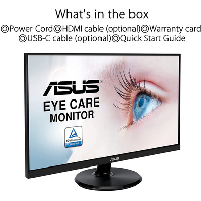 Monitor Asus VA24DCP 23,8 " Full HD Multimídia Negro