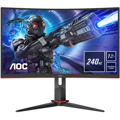 Monitor Gaming Curvo AOC C32G2ZE 31,5 " Full HD Negro
