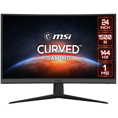 Monitor de jogos MSI Optimx G24C6 Curvo 1500R 23.6 "Preto