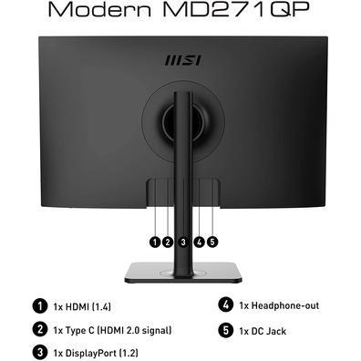 Monitor LED 27 '' MSI Modern MD271QP