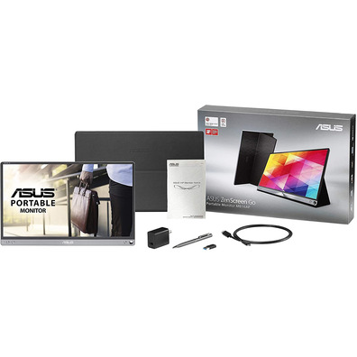 Monitor portátil Asus MB16AP 15.6 "Prata / Preto