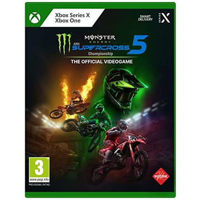 Monster Energy Supercross 5: O Oficial Videogame Xbox One / Xbox Series X