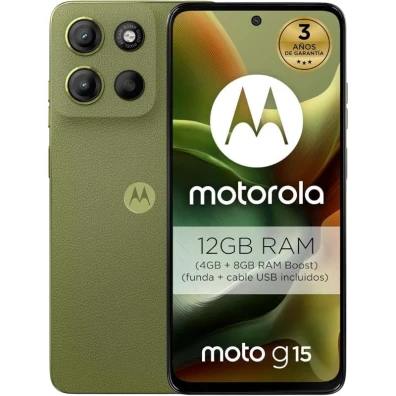 Moto G15 Motorola 4G 8GB/512GB em Iguana Green