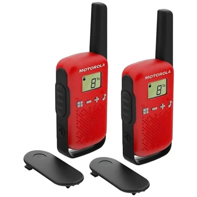 Motorola TALKABOUT T42 Radios Bidireccionales 16 Canales Vermelho