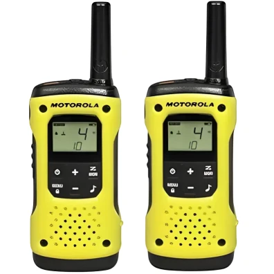 Motorola Talkabout T92 H2O Radios Bidireccionales 16 Canais em Preto e Amarelo