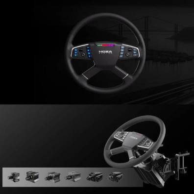 Moza Racing TSW (40cm) Truck Wheel Negro PC