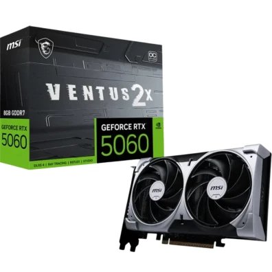 Cartão Gráfico MSI GeForce RTX 5060 8GB VENTUS 2X OC NVIDIA 8GB GDDR7
