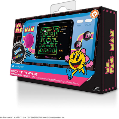 Minha Arcade Retro Portátil Miss Pacman