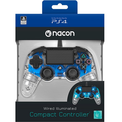 Nacon Compact Controller Illuminated Blue Oficial PS4