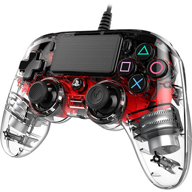 Nacon Compact Controller Illuminated Red Oficial PS4