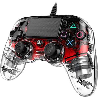 Nacon Compact Controller Illuminated Red Oficial PS4