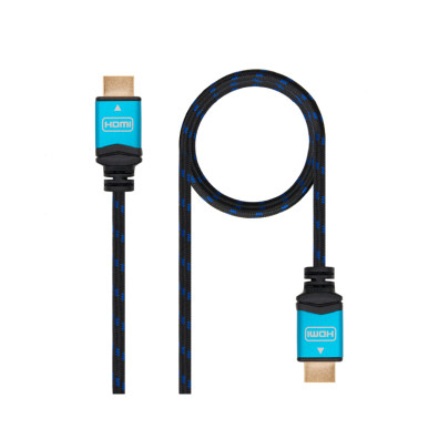 Cabo HDMI 4K de Alta Velocidade 1m - Preto - Nanocable