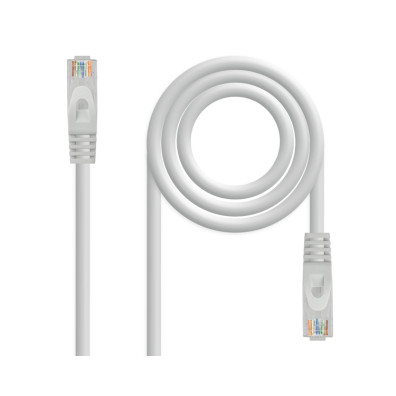 Cabo de Rede Cat6A RJ45 UTP 7m - Gris Nanocable