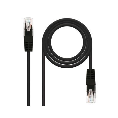 Cabo de Rede Cat6 UTP 2m Negro