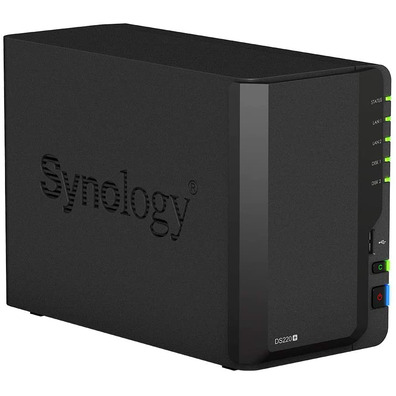 Estação de Disco NAS Synology DS220 + 2Bay