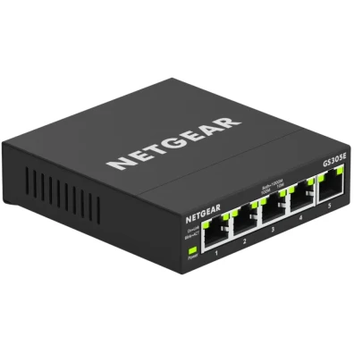 Switch Gerir NETGEAR GS305E Gigabit Ethernet Preto