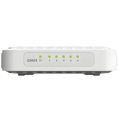 Switch Não Administrado NETGEAR GS605 Gigabit Ethernet Branco