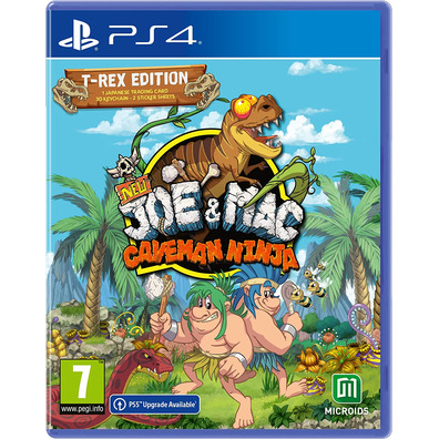 Novo Joe & Mac: Caveman Ninja T-Rex Edition PS4
