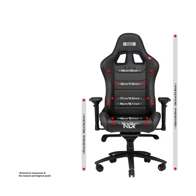 Próxima Level Racing PRO Gaming Chair Edição de couro