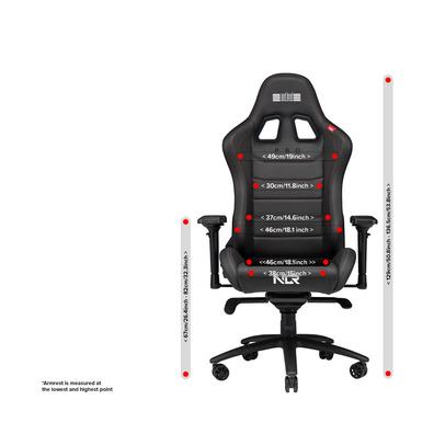 Próxima Level Racing PRO Gaming Chair Edição de couro