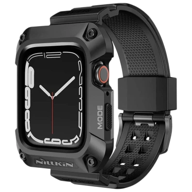 Nillkin Carcasa+Correa Apple Watch 45mm DynaGuard Negro - Compatível com Apple Watch 7/8