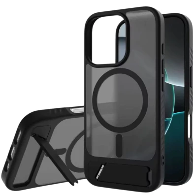Nillkin Funda Magnética para iPhone 16 Pro Max com Suporte - Preto